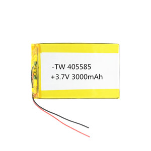 3000mAh 405585 <span class=keywords><strong>3</strong></span>,7 v lithium, fashion ion polymer battery battery pack E-BIKE for shopping cart golf with ntc - Product Image 1