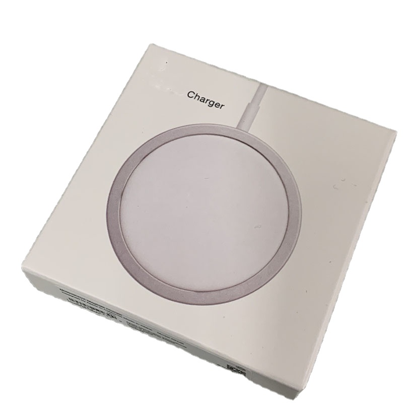 1:1 оригинальная упаковочная коробка 15 Вт магнитное зарядное устройство Быстрое беспроводное зарядное устройство для iPhone 12 Pro Max 12 Mini US & EU Plus