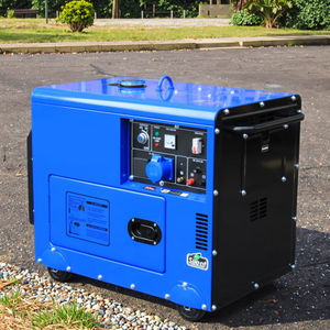 輸出ガソリン発電機220v国内小型ポータブル3kw単相5/6/8kW380V三相サイレント緊急発電機 - Product Image 1