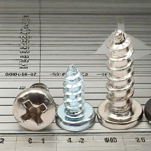 Cross Pan Head Self Tapping Screw Steel M2 M6 Zinc Plated Metric Coarse Thread <b>Fasteners</b> for Plastic - Product Image 2