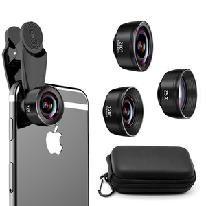 Suncore 7 In 1 Mobile Phone Lens Kit With Wide Angle Fish Eye Macro Telephoto And Kaleidoscope For Smartphone Photography - Product Image 3