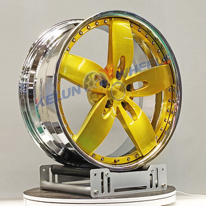 Rines Cóncavos Forjados de 20 Pulgadas en Oro Cepillado, Personalización 1:1 de la Marca Forged/Rucci, Rines Forjados de 26 Pulgadas - Product Image 2