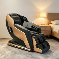 Sillón de Masaje Eléctrico Shiatsu Reclinable para Todo el Cuerpo con Calefacción, Rodillos Inteligentes 4D, Gravedad Cero y Función Musical, Modelo Boncare K21