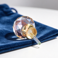 Mini bouteille de parfum originale en cristal de 3ml 6ml 12ml rechargeable en verre pour souvenirs