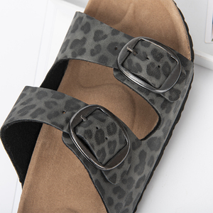 Pantofole con suola ortopedica stile nuovo arrivo pantofole da donna piatte quotidiane da esterno sandali in sughero - Product Image 5