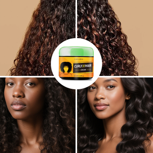 Vente en gros Crème hydratante <span class=keywords><strong>pour</strong></span> les <span class=keywords><strong>cheveux</strong></span> Soins capillaires naturels bio Styling Curl Defining Curls Enhancers Curly Curling Cream - Product Image 3