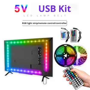 แถบไฟสำหรับเล่นเกมสร้างบรรยากาศ, แถบไฟ RGB จอภาพ LED ไฟหลังสำหรับเล่นเกมคอมพิวเตอร์ - Product Image 2
