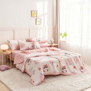 Kids Cotton <b>Toddler</b> Comforter Printed Cute Pattern Air Conditioning <b>Quilt</b> Bedding - Product Image 5