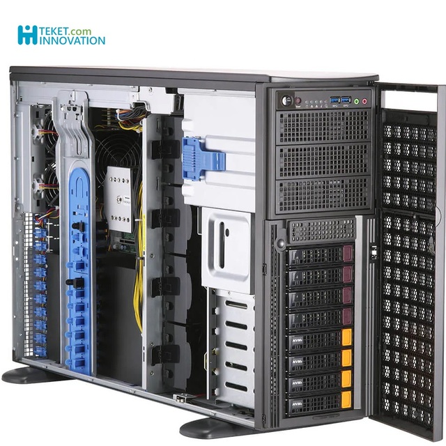 Supermicro GPU SuperServer SYS-740GP-TNRT Tower Workstation with 4 GPUs Dual Socket P+(LGA-4189) Intel C621A DDR4 4PCIe 4.0x16