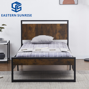 Прочная металлическая кровать для дома, размер Twin - Product Image 2