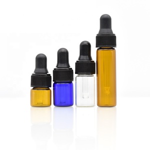 Hổ phách Nước Hoa Thủy Tinh Mẫu lọ 1ml2ml 3ml 5ml với ống nhỏ giọt rò rỉ-proof cap mini xách tay tinh dầu chai - Product Image 3