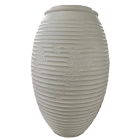 Moule de pot de fleurs en fibre de verre d'usine, vase de sol en argile de fibre de ciment pour hôtel, grande jardinière et pots de couleur/taille personnalisés intérieur extérieur