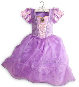 Disfraz de Princesa para Niñas Traje de Cosplay de Rapunzel y <span class=keywords><strong>la</strong></span> <span class=keywords><strong>Bella</strong></span> <span class=keywords><strong>Durmiente</strong></span> para Carnaval y Navidad - Product Image 2