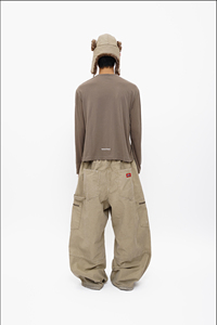 Giá Thấp Bán Hàng Trực Tiếp New Quá Khổ Hai Lớp Dài Tay Áo T-Shirt Tùy Chỉnh Thời Trang In Ấn Logo Boxy Áo Thun Cho Nam Giới - Product Image 5