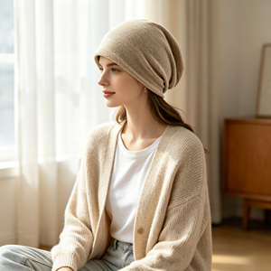 Chapeau d'hiver unisexe en tissu épais avec doublure polaire chaude, coupe-vent, design crâne, cache-cou, <span class=keywords><strong>écharpe</strong></span> noire ajustable en jacquard - Product Image 3
