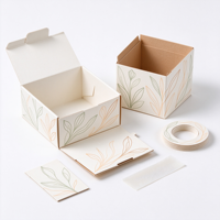 Papier de soie botanique imprimé sur mesure, papier d'emballage cadeau à motif de feuilles minimaliste pour doublure intérieure de boîte
