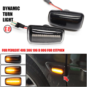 Feu latéral LED dynamique pour <span class=keywords><strong>Peugeot</strong></span> 106 II <span class=keywords><strong>306</strong></span> 406 Expert Citroën Berlingo Saxo Xantia Fiat Scudo Clignotant - Product Image 5