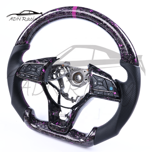 <span class=keywords><strong>Volant</strong></span> personnalisé en fibre de carbone forgée de couleur violette pour Nissan Sentra Versa Altima 2019-2025 - Product Image 1