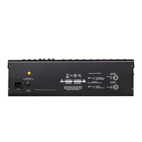 Console de mixage numérique professionnelle RQSONIC MGX1602 16 canaux pour scène, bar, DJ, avec écran