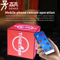 Cubo schermo led esterno interno P2.5 P3 P3.91 P4 wifi 4g cubi led digital signage e visualizza 3d led cubo display