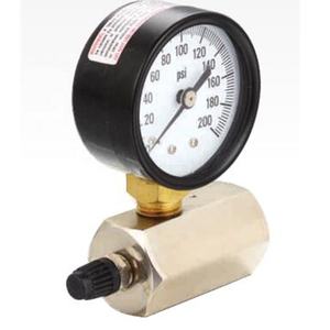 Hot Sales Edelstahl-und Kunststoff-<span class=keywords><strong>Gas</strong></span> prüfgerät Spezielles boden montiertes Messing-Naturgas-Manometer - Product Image 3