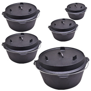 Casserole hollandaise en <span class=keywords><strong>fonte</strong></span> de qualité supérieure pour le camping, avec couvercle, <span class=keywords><strong>prix</strong></span> d'usine en Chine, 6QT - Product Image 6