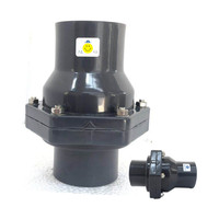 Échantillon GRATUIT Robinet à douille à bas prix 1/2 "-4" ANSI JIS DIN PN10 PVC Double True Union Ball Clapet anti-retour