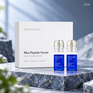 Suero Facial de Péptidos Azules de Marca Personalizada, 10 ml, Esencia Hidratante para el Cuidado de la Piel con Hialuronato de Sodio, Proveedor Mayorista - Product Image 1
