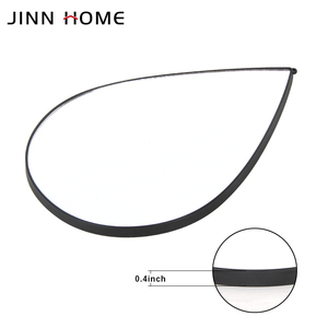 Jinnhome Gương Hình Giọt Nước Màu Đen Bộ <span class=keywords><strong>4</strong></span> Gương Trang Trí Cho Trang Trí Tường Căn Hộ Trang Trí Tường Nghệ Thuật - Product Image 3