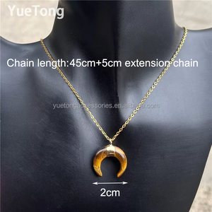 <span class=keywords><strong>Collana</strong></span> <span class=keywords><strong>con</strong></span> Pendente in Ametista Naturale a Forma di Luna <span class=keywords><strong>con</strong></span> Catena in Oro per Donna Gioielli di Alta Qualità Vendita all'Ingrosso - Product Image 5