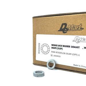 Acier DIN25201 de haute qualité avec revêtement en paillettes de zinc <span class=keywords><strong>Demart</strong></span> Rondelle autobloquante à double empilage DL14 16 18 20 22 24SP Rondelle de blocage - Product Image 4
