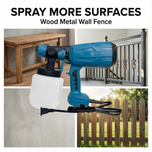 <span class=keywords><strong>Pistolet</strong></span> pulvérisateur de peinture sans fil 600W 20V, 800ml/min, haute pression, électrique, portatif, outil nu - Product Image 6