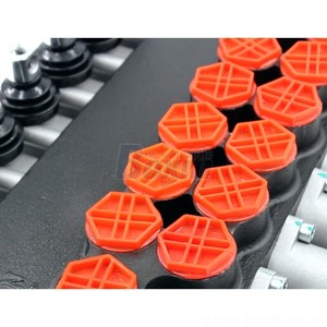 Vanne hydraulique manuelle P80-G34-6OT, 6 voies, direction de refoulement, filetage interne, fonte, débit de 80 L/min - Product Image 3