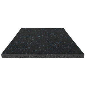 1000 X 1000 X 30mm Thick Full <strong>Black</strong> High Density Safety Mat Protective Flooring for Gym Free Weights Zone Free Rubber Flooring - Product Image 2