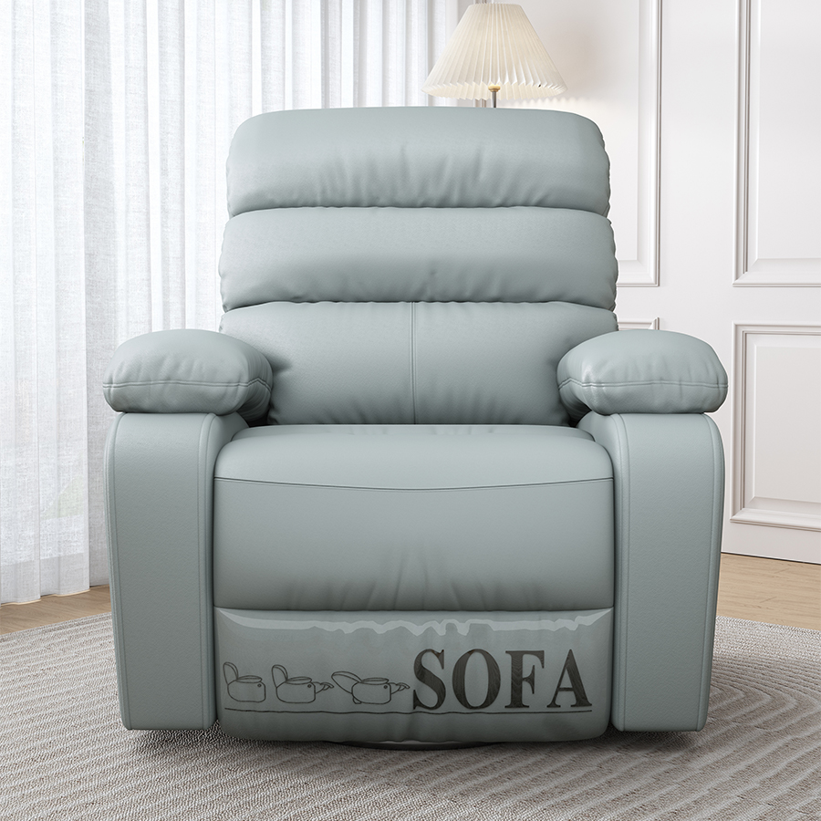 furniture blue leather