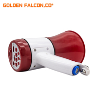 Mini Megáfono Portátil Recargable de 50w, Práctico, de Mano, de Plástico, 619u, 25w, 30 Vatios, 35w, con Sirena