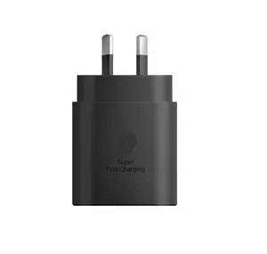 Orijinal avustralya USB C adaptörü PD şarj 25W USB-C AU tak Samsung S22 S21 S21 ultra note20 note10 S20 duvar şarj fişi