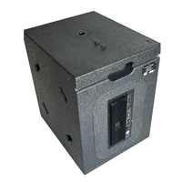 Système de sonorisation professionnel à colonne avec subwoofer actif néodyme 18 pouces 650W étanche pour événements en direct, groupes et extérieur