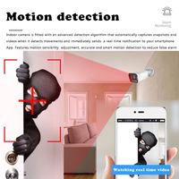 Caméra de sécurité Ikevision avec détection faciale, PoE, IA, reconnaissance humaine et de véhicules, LPR, WDR, 5MP, boîtier ABS, étanche, détection de mouvement, CCTV