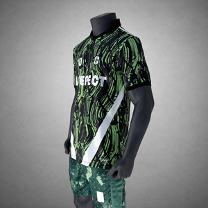 Maillot de football personnalisable à col polo en V, séchage rapide, anti-humidité pour une performance optimale le jour du match - Product Image 4