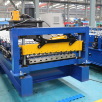Machine de formage de tôles trapézoïdales entièrement automatique, machine de fabrication de tuiles métalliques en acier galvanisé