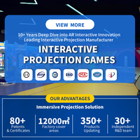 Jeu de projection murale interactif immersif en réalité augmentée avec thème personnalisé pour les enfants d'âge scolaire et les musées