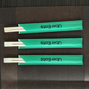 Baguettes jetables en bambou biodégradable, design moderne personnalisé, logo personnalisé en vrac pour les restaurants - Product Image 4