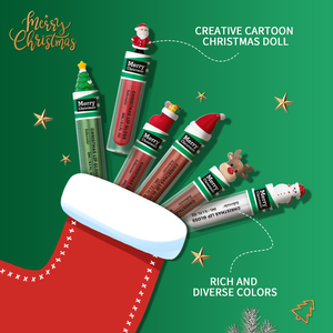 Lakerain Promo Natal Tema Lipstik Warna-warni Merah Set <span class=keywords><strong>Lip</strong></span> Tint Beludru Kosmetik Matte Lipgloss Set <span class=keywords><strong>Lip</strong></span> <span class=keywords><strong>Gloss</strong></span> Natal - Product Image 5