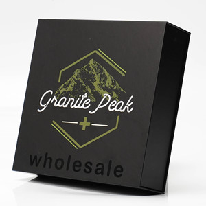 Caja de Regalo Magnética Negra con Logotipo Personalizado, Caja de Embalaje de Cartón Rígido de Lujo Reciclable con Inserto de Espuma - Product Image 3