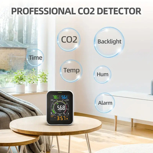 Детектор качества воздуха CO2 для помещений с измерением PM2.5, температуры и влажности, высокоточный, с подключением по Wi-Fi - Product Image 5