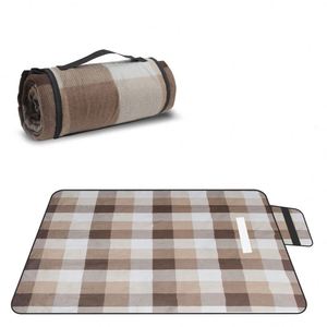 Foldable Thick Neutral <b>Large</b> Washable Carry Strap Portable Durable Waterproof Picnic Blanket <b>Mat</b> for Outdoors - Product Image 6