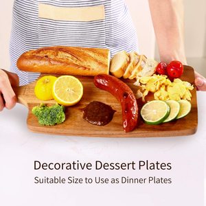 Corte de <span class=keywords><strong>madera</strong></span> de Pizza Peel paleta Acacia queso Junta Pizza Peel pan pala espátula pastel de boda paleta bandeja ¡ - Product Image 4