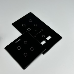 Couverture de panneau d'interrupteur en verre flotté trempé ultra-transparent, structure solide, motif plat, éclairage intelligent pour la maison, anti-UV, marque <span class=keywords><strong>MAREAL</strong></span> - Product Image 3