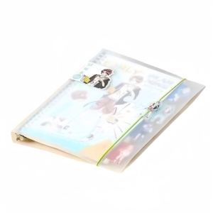 Conception personnalisée en pointillés papier à grille ligné <span class=keywords><strong>A4</strong></span> A5 B5 feuilles mobiles reliure Journal exercice scolaire Pp plastique couverture bobine cahier - Product Image 6